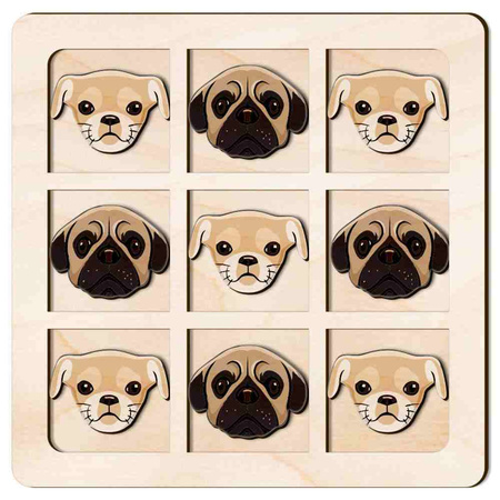 TIC TACK TOE GAME DOG