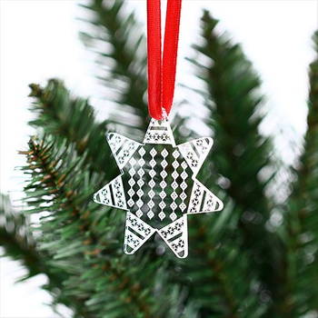 Acrylic bauble for the Christmas tree