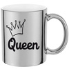 QUEEN silver mirror mug
