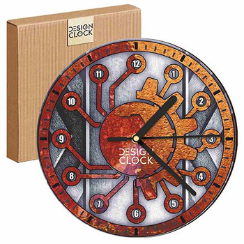 WALL CLOCK WOODEN IRON