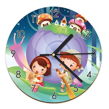 WOODEN WALL CLOCK FOR CHILDREN