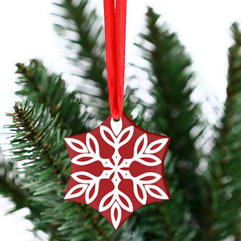 Acrylic bauble for the Christmas tree