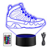 LED NIGHT LAMP NIKE JORDAN 3D SHOES + REMOTE