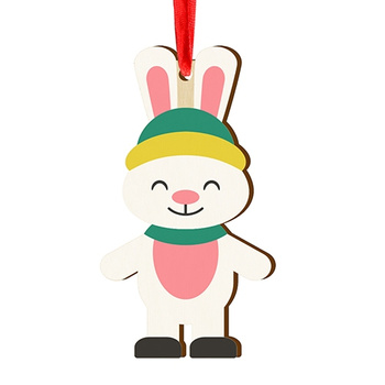 Bombka drewniana na choinkę