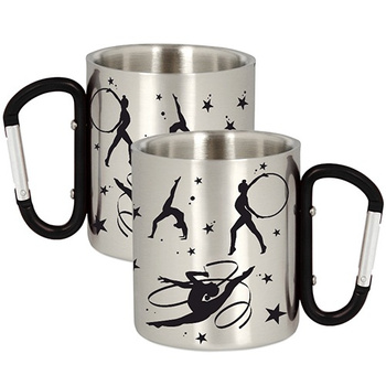 METAL MUG FOR AN ACROBAT SPORTS ACROBATICS