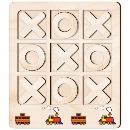 TIC TACK TOE GAME TRAIN