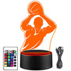  MICHAEL JORDAN BASKETBALL PLAYER NBA 3D LED NIGHT LAMP + REMOTE CONTROL