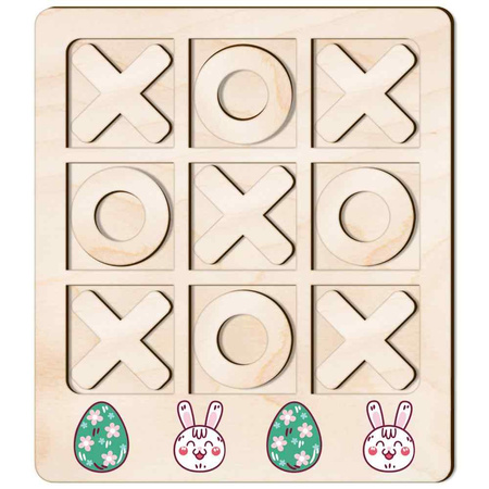 TIC TACK TOE GAME HARE AND EGG