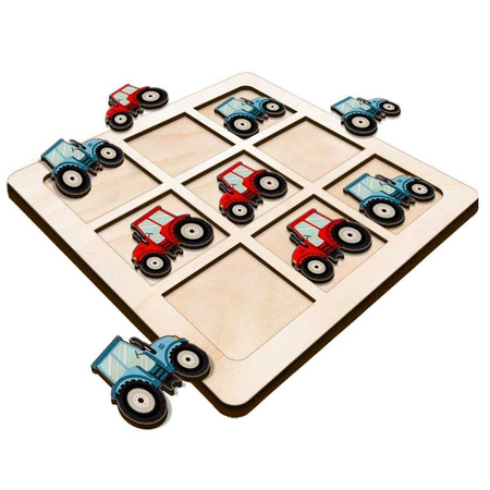 GRA KÓŁKO KRZYŻYK AUTO TRAKTOR