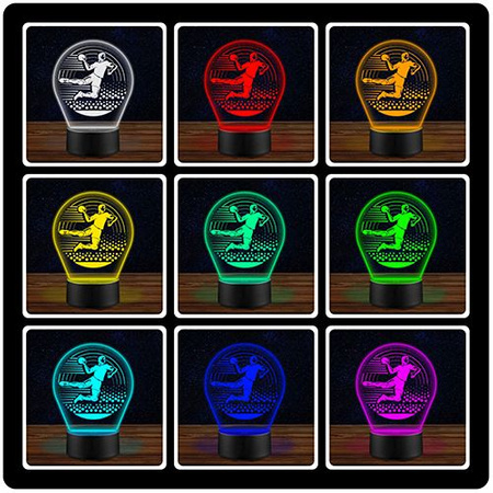 LED HANDBALL 3D NIGHT LAMP + REMOTE