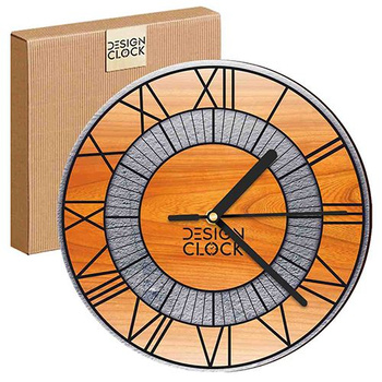 WALL CLOCK WOODEN CONCRETE