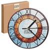WALL CLOCK WOODEN IRON