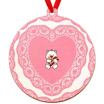 Bombka drewniana na choinkę