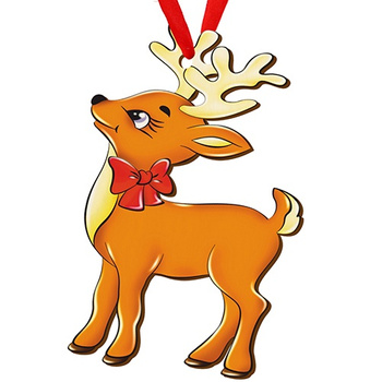 Wooden bauble for the Christmas tree