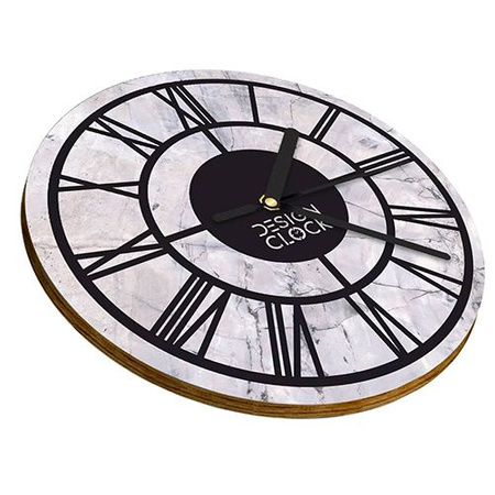  WALL CLOCK WOODEN CONCRETE