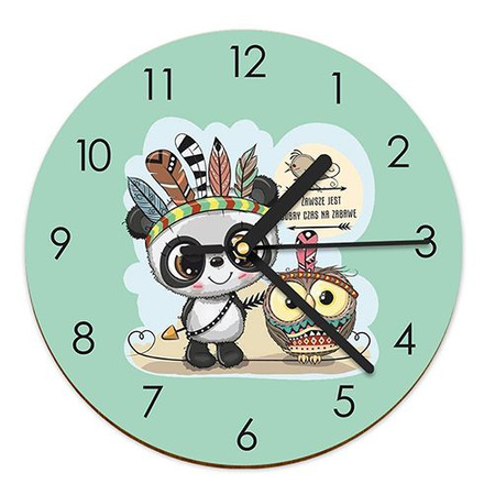 WOODEN WALL CLOCK FOR CHILDREN