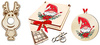 BASKET GIFT SET FOR SANTA'S DAY CHRISTMAS GIFT CHRISTMAS TREE CHRISTMAS BOX