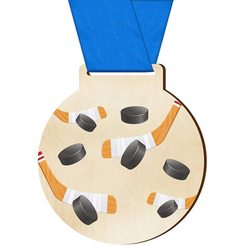 Sports medal hockey for hockey players
