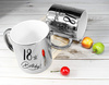 18th BIRTHDAY silver mirror mug