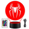 SPIDER-MAN SPIDER 3D LED NIGHT LAMP + REMOTE CONTROL