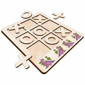 TIC TACK TOE GAME DINOSAUR