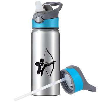 MUG SPORTS BOTTLE WATER BOTTLE WITH STRAW WITH HANDLE SURVIVAL