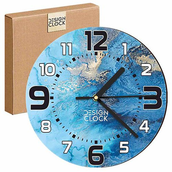 WALL CLOCK WOODEN CONCRETE