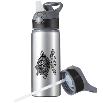 MUG SPORTS BOTTLE WATER BOTTLE WITH STRAW WITH HANDLE SURVIVAL