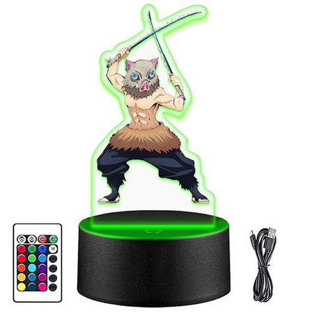  HASHIBIRA 3D LED NIGHT LAMP + REMOTE