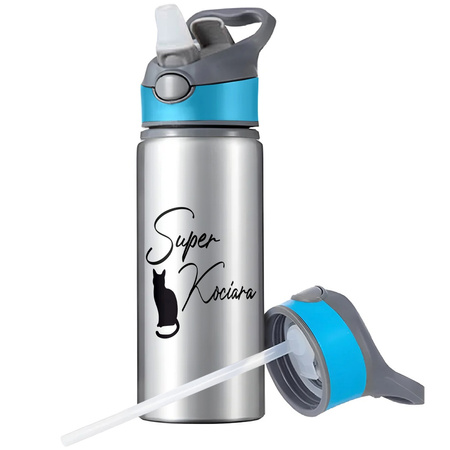 MUG SPORTS BOTTLE WATER BOTTLE WITH STRAW WITH HANDLE SURVIVAL 