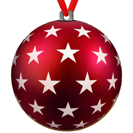 Wooden bauble for the Christmas tree