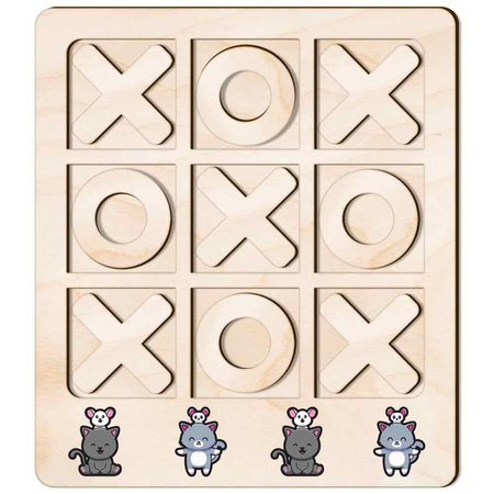 TIC TACK TOE GAME CAT AND MOUSE