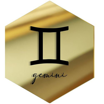 MIRROR DECORATIVE PANEL FOR THE WALL HEXAGON