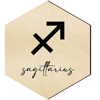 WOODEN DECORATIVE PANEL FOR A WALL HEXAGON