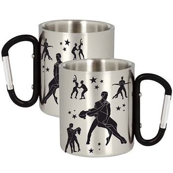 METAL MUG FOR A DANCER SPORT DANCE