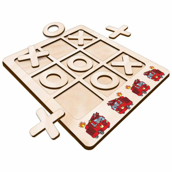 TIC TACK TOE GAME FIRE TRUCK