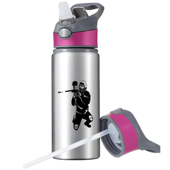 MUG SPORTS BOTTLE WATER BOTTLE WITH STRAW WITH HANDLE SURVIVAL