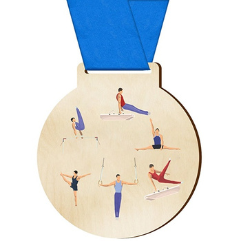 Medal sportowy sportowa gimnastyka dla gimnastyka