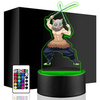  HASHIBIRA 3D LED NIGHT LAMP + REMOTE