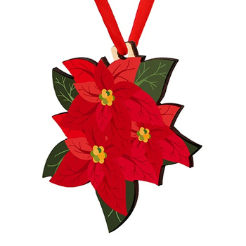 Wooden bauble for the Christmas tree