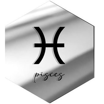 MIRROR DECORATIVE PANEL FOR THE WALL HEXAGON