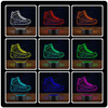 LED NIGHT LAMP NIKE JORDAN 3D SHOES + REMOTE