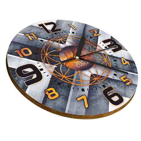WALL CLOCK WOODEN IRON