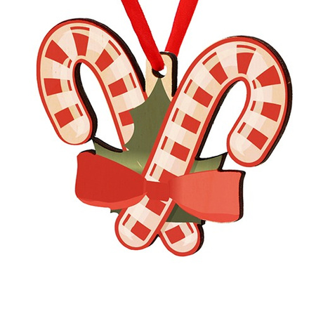 Wooden bauble for the Christmas tree