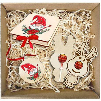BASKET GIFT SET FOR SANTA'S DAY CHRISTMAS GIFT CHRISTMAS TREE CHRISTMAS BOX