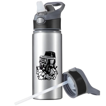 MUG SPORTS BOTTLE WATER BOTTLE WITH STRAW WITH HANDLE SURVIVAL