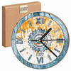 WALL CLOCK WOODEN IRON