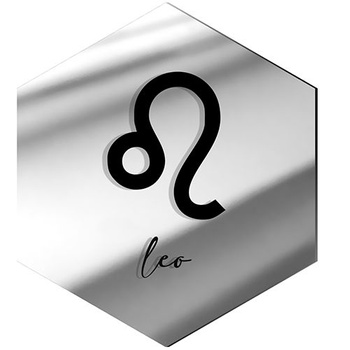 LUSTRZANY PANEL DEKORACYJNY NA ŚCIANĘ HEKSAGON