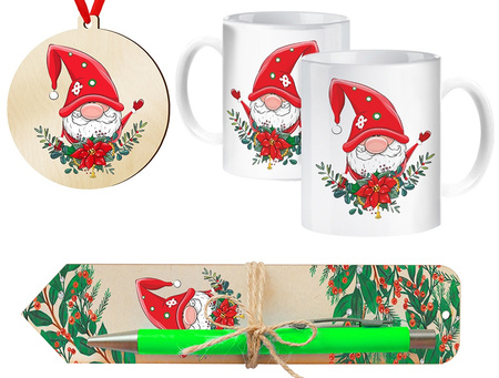 BASKET GIFT SET FOR SANTA'S DAY CHRISTMAS GIFT CHRISTMAS TREE CHRISTMAS BOX