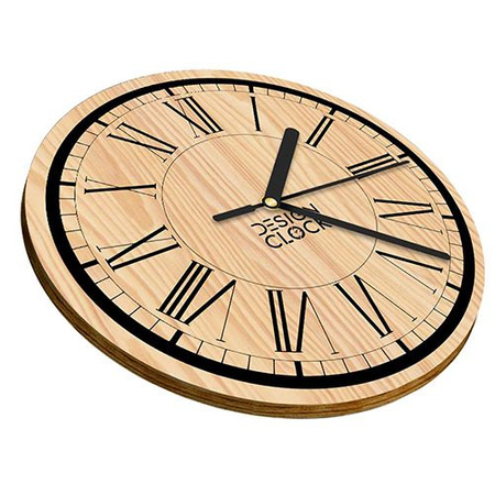  WALL CLOCK, WOODEN LOFT, MODERN
